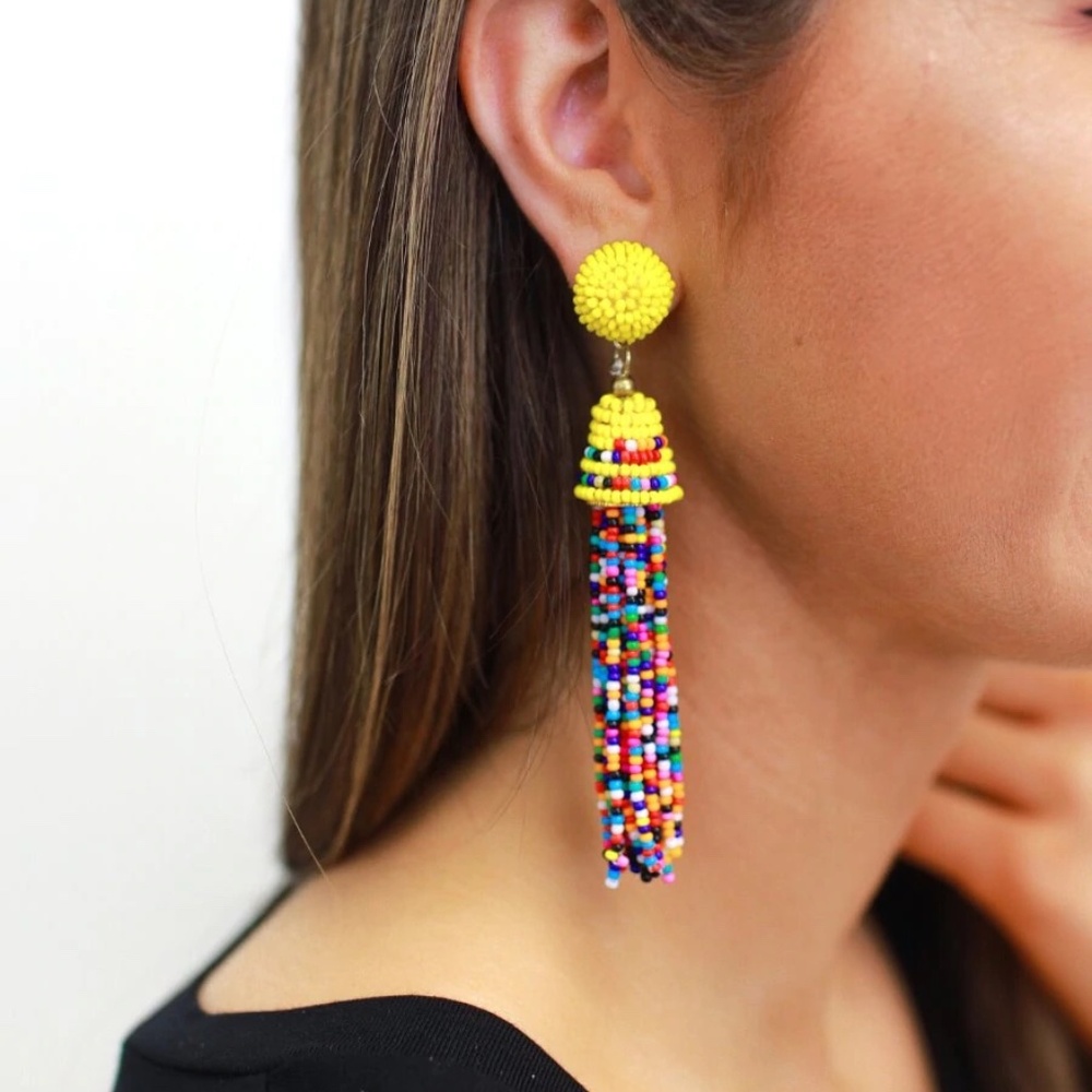 Island Breeze Tassel Earrings - NEW WITH TAGS